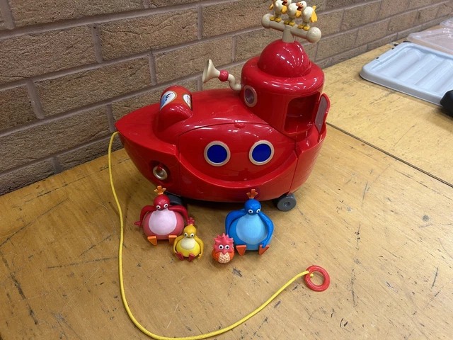 Cbeebies Pull CBEEBIES TWIRLYWOOS BIG Red Boat Pullalong Sound & Lights Interactive ...
