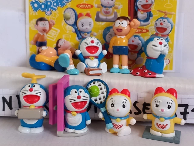 KINDER SURPRISE COMPLETE Set Doraemon Ferrero Figures Cake Toppers +Bpz ...
