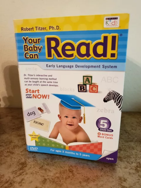 Your Baby Can Read!!! Word Cards DVDs Early Language Development System .