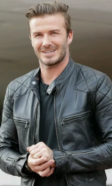 Leather Jacket Biker Slim Fit Mens Black Leather Jacket
