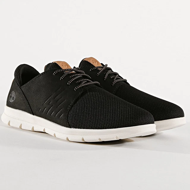 TIMBERLAND GRAYDON LEATHER FABRIC navy Nubuck Oxford shoes UK9
