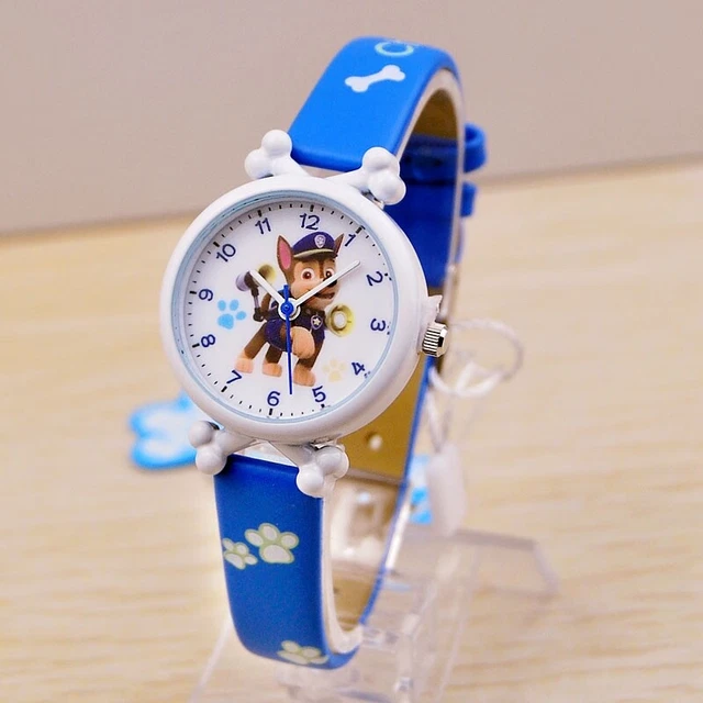 Montre enfant garçon fille Pat'Patrouille Bracelet Aiguille chien Chase  Stela