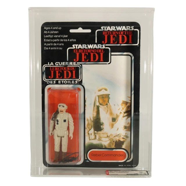 Star Wars Vintage - Rebel Commander - Trilogo MOC - UKG / AFA 80