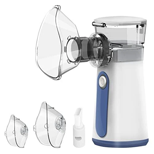 Juego de inhalación nebulizador portátil inhalador nebulizador con boquilla y...