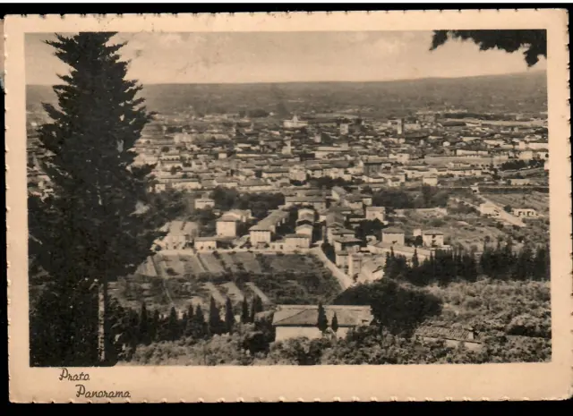 PRATO - Panorama - Viaggiata 1952