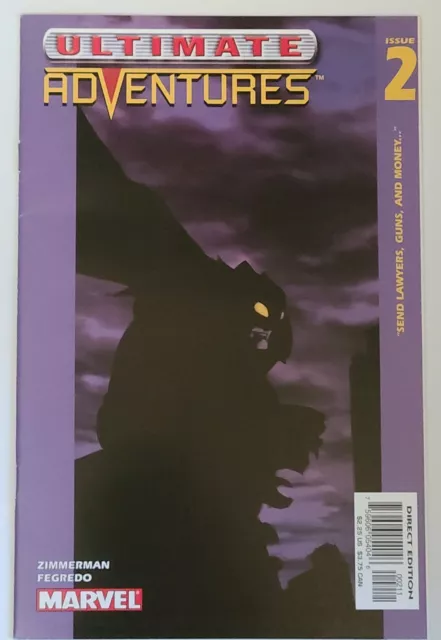 Ultimate Adventures. #2 (Marvel 2002 Series) Nos Est~9.4+ Nm Grade Rob Zimmerman