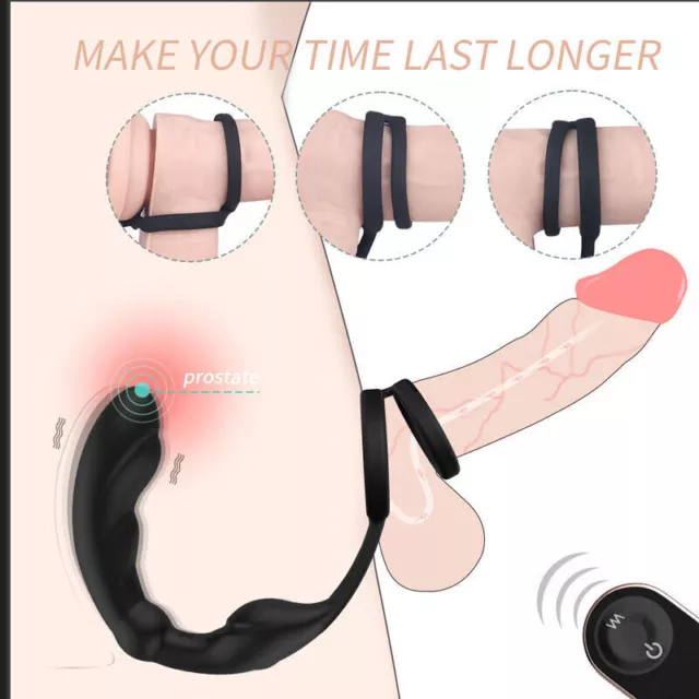 Male-Anal-Butt-Sex-Plug-Anus-Vibrator-Prostate-Massager-Dildo-Adult-Toys-For-Men