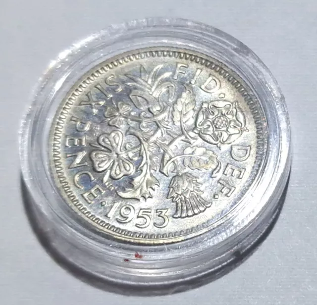 Great Britain 6 Pence 1953  Elizabeth II Coin #108