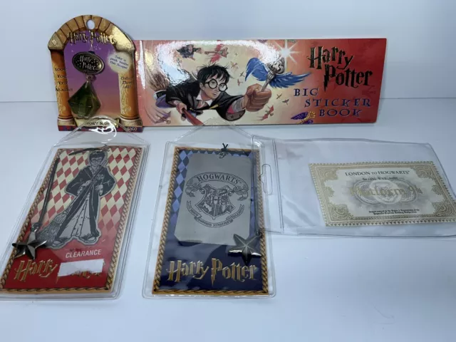 HARRY POTTER LONDON to HOGWARTS EXPRESS PLATFORM 9 3/4 TRAIN TICKET BUNDLE