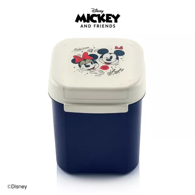 Tupperware Disney Mickey & Minnie Mouse Storage container 1.2L Blue & White New