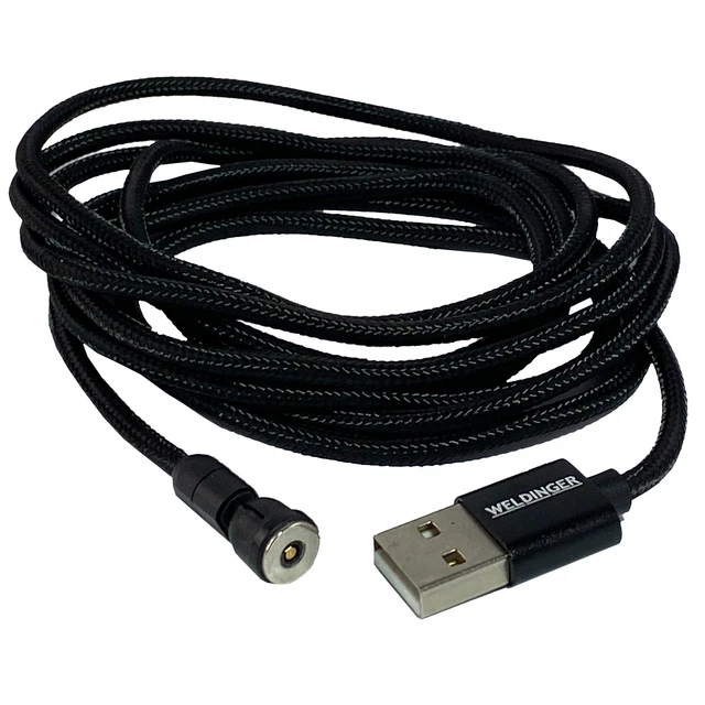 Magnetisches Ladekabel Set – 2 Stück 1m Kabel Mit 360° Drehgelenk & Adaptern Für Typ C/Micro USB