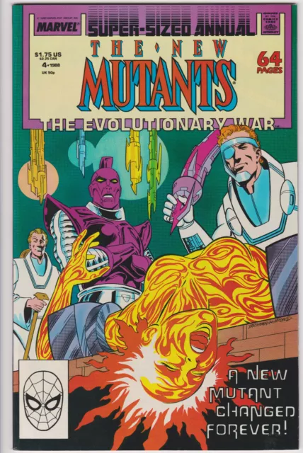 New Mutants Annual #4,  Vol. 1 (1983-1991) Marvel Comics
