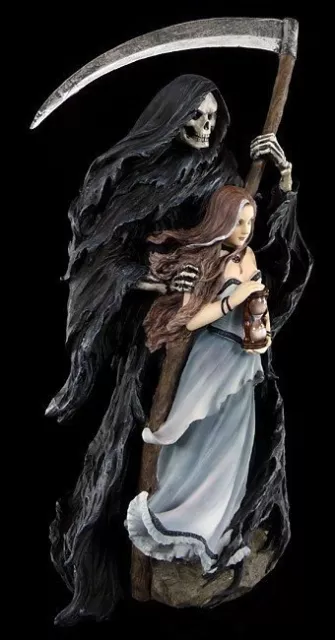 Anne Stokes Figur - Summon The Reaper - Fantasy Gothic Dämon Sensenmann Elfe 2