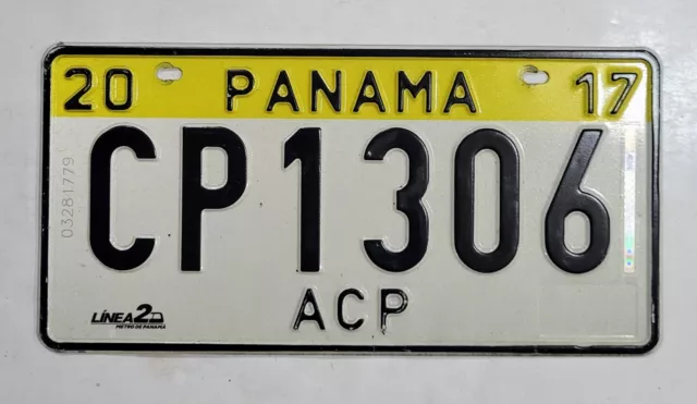 2017 PANAMA ACP License Plate ~ CP1306 ~ 🔥FREE SHIPPING🔥