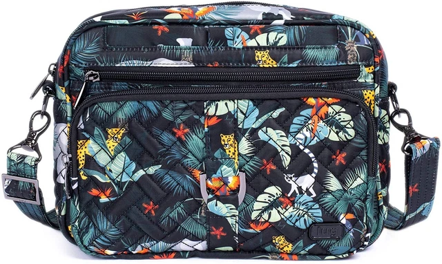 Lug Convertible RFID Crossbody and Belt Bag Carousel - Wildlife Black