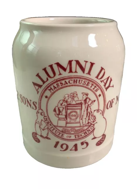 Antique 1945 MIT Massachusetts Institute of Technology Alumni Day Coffee Mug Cup