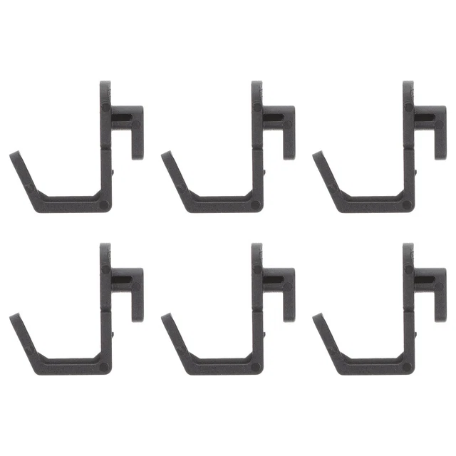 20 Pcs Gancio Portaoggetti Forma Di J Utilità Plastica Opera Scala Pioli