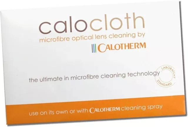 Calotherm Calocloth Pro Microfibre Optical Lens Cleaning Cloth 8"x6",White