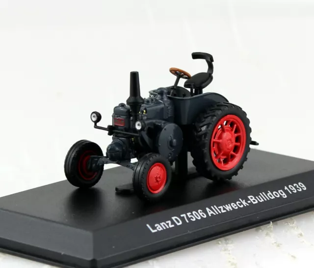 Lanz D7506 Allzweck-Bulldog grau 1939 Traktor 1:43 Hachette/UH Modellauto