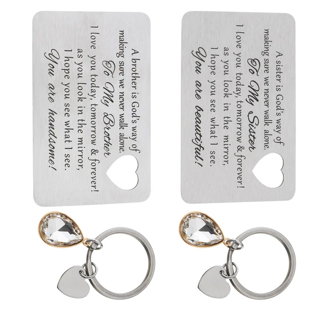 Inspirational Wallet Insert Card - Engraved Aluminum, 3.5x2 Inches, Uplifting Message Gift For Graduation, Birthday, Encouragement - View #11