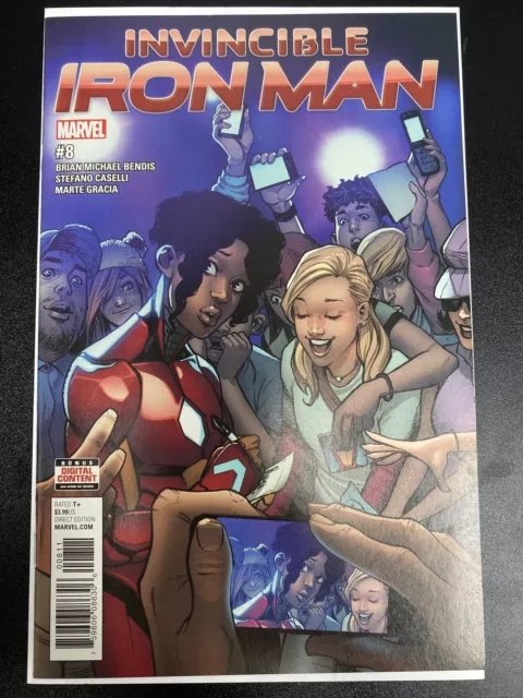 Invincible Iron Man #8 (2016 Marvel 3rd Series) NM- We Combine Shipping!