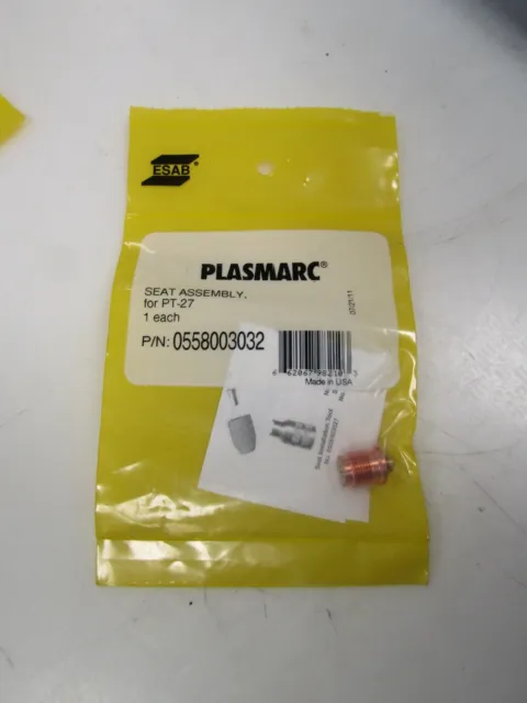 😎 New Esab 0558003032 Plasmarc Seat Assembly For Pt-27 Manual Cutting Torch
