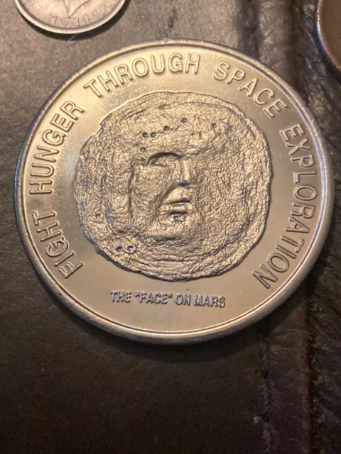 1996 Liberia 50 Dollar Coin "The Face on Mars" Gem BU