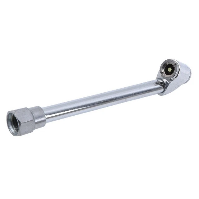 1 pz ricambio ugello pompa aria testa gonfiabile argento metallo