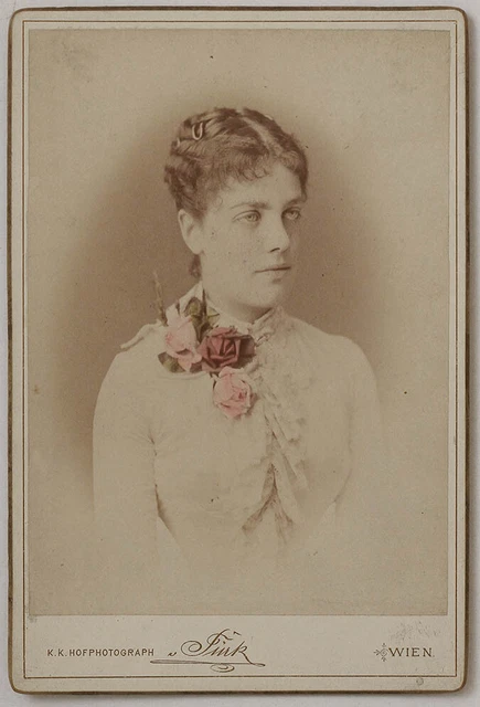 1880er Kab.Karte Hedwig von Sagburg, von Othmar Türk