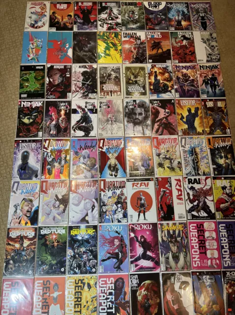 Valiant Comic Lot (64): Bloodshot Eternity Ninjak Punk Mambo Rai Shadowman X-O+