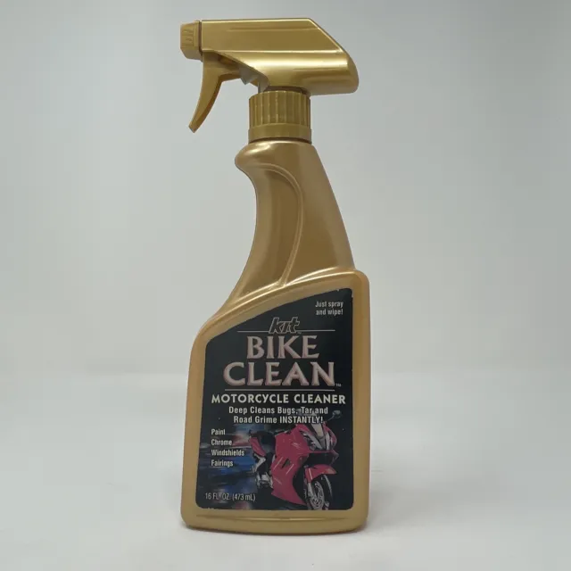 Kit & Bike Clean Motorcycle Cleaner Deep Cleans Bug, Tar and Road Grime 16 Fl Oz