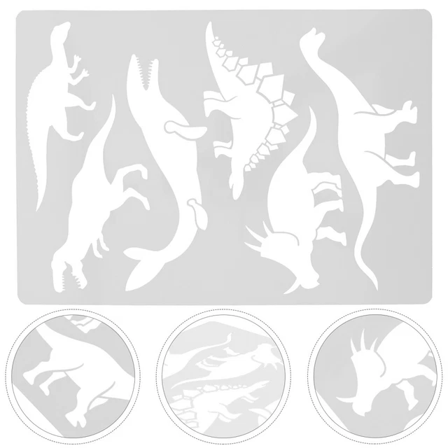 89-teiliges Dino-Bastelset Aus Holz – Mit Stiften, Aufklebern & Schnur Zum Bemalen & Zusammenbauen