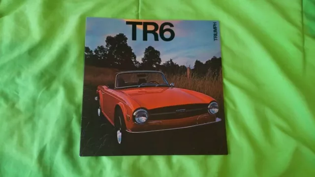 1972 Triumph TR6 brochure US market VG condition