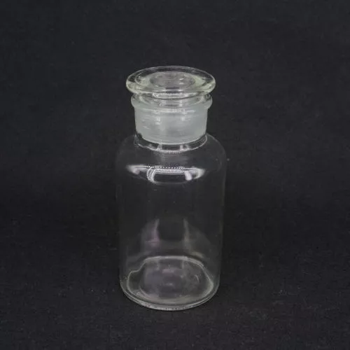 60-2500ml Clear Glass Jar Wide Mouthed Reagent Bottle Chemical Experiment Ware