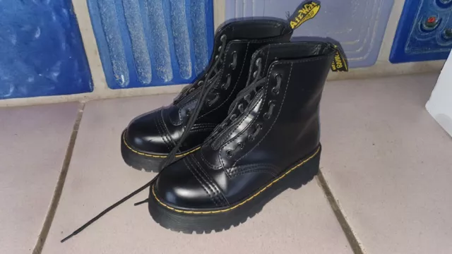 DR. MARTENS AIR wair Boots Schuhe Gr. 36 Schwarz neuwertig EUR 103