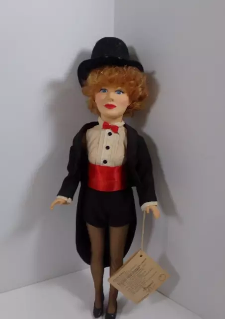 Effanbee “LUCY” Lucille Ball Doll w/Box Vintage 1985 Has Tag box is labeled