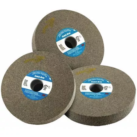 Scotch-Brite 7010329400 Unitized Wheel,Deburring,St-Uw,6" Dia.