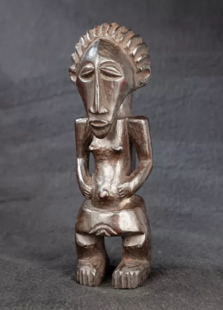 Hemba Ancestor Figure, Democratic Republic of Congo, Central African Tribal Art.