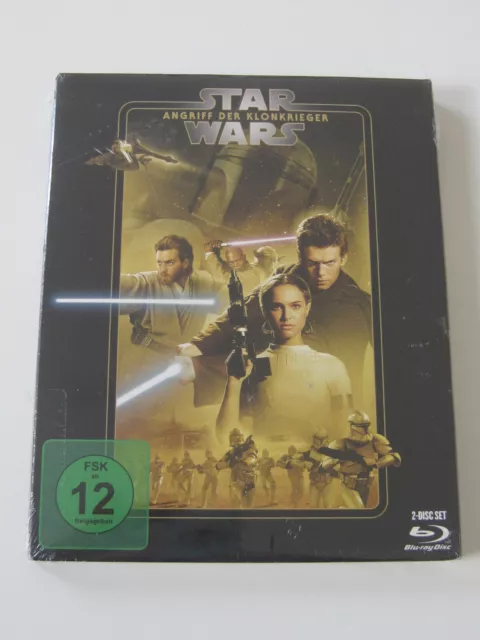 Star Wars Angriff der Klonkrieger Episode 2 Blu-ray Disc Neu in Folie