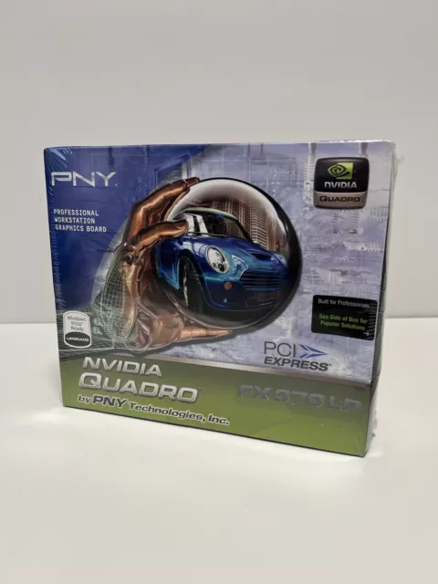 Nvidia Quadro FX370 256MB PCI-e Dual DVI Video Card PNY 2006 NEW Sealed