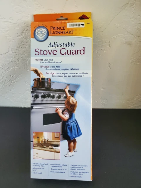 Prince Lionheart Shield-A-Burn Adjustable Stovetop Oven Stove Guard 0089