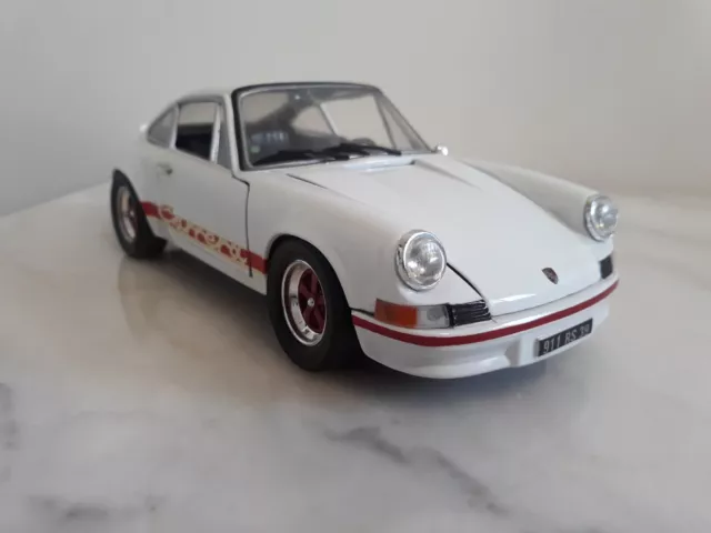 PORSCHE 911 CARRERA RS 3.2 1973 1/18 EAGLE'S RACE (no Norev Solido Welly Jouef)