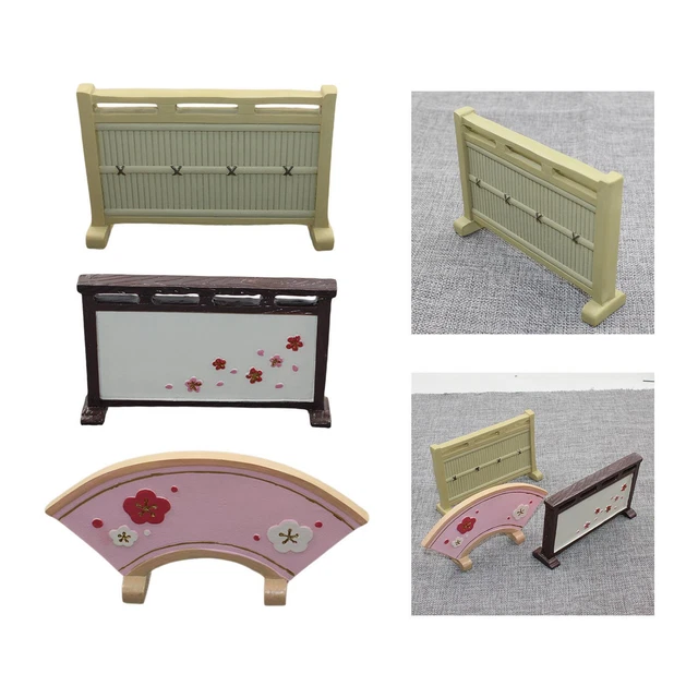Puppenhaus im japanischen Stil, Möbel, Dekoration, Szene, Schlafzimmer,