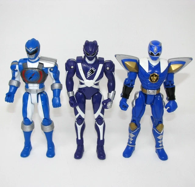 POWER RANGERS JUNGLE Fury Purple Wolf Blue Dino Thunder Blue Operation ...