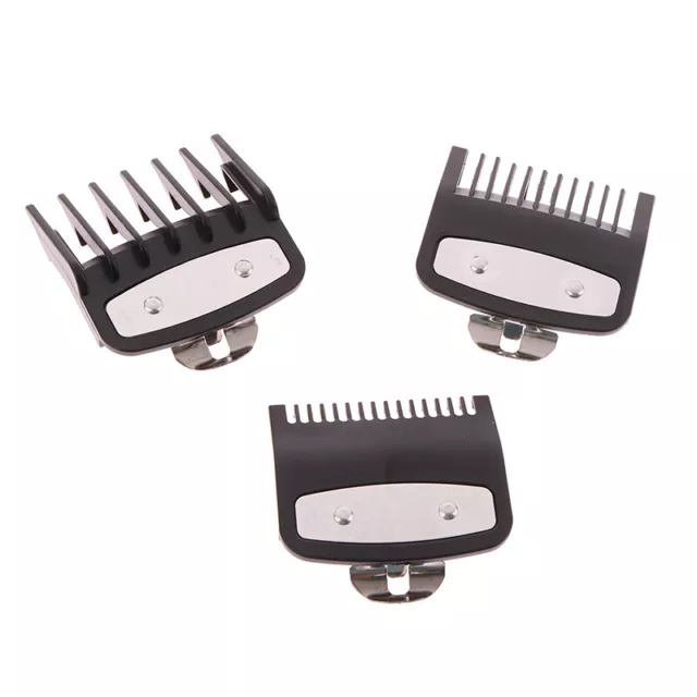 3Pcs Hair Clipper Guide Limit Comb Blades Trimmer Guards 1.5mm 3mm 4.5mm