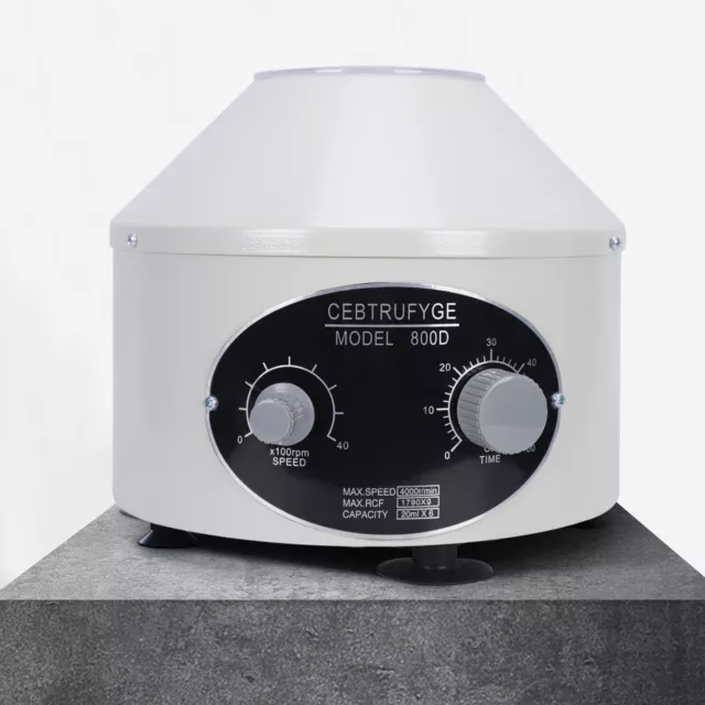 Electric Centrifuge Machine Benchtop Laboratory Medical Practice Centrifuge 20ml