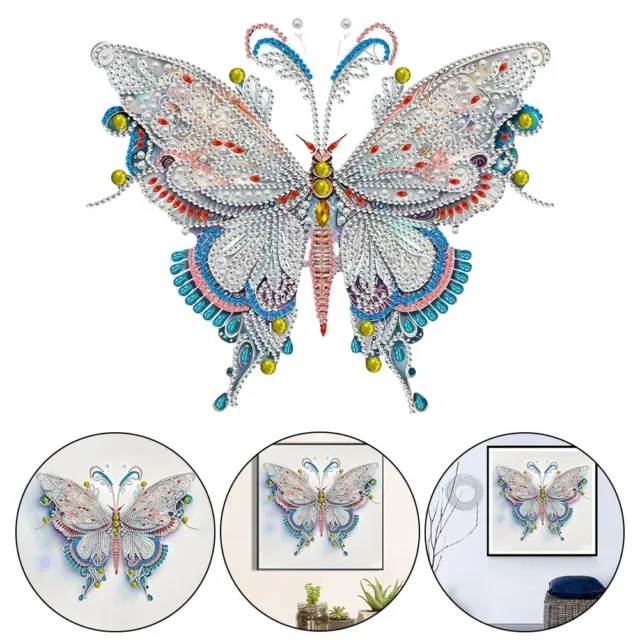 PAINTING KIT BUTTERFLY 5D Crystal 1 Set 30X30CM Easy To Use For