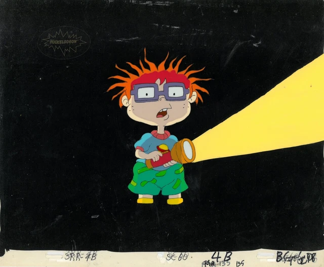 RUGRATS ORIGINAL 1990'S Production Cel Animation Art 1990's Nickelodeon ...