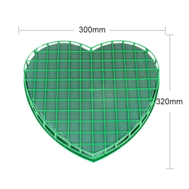 Oase Herz Form Blumenschaum Nass & Trocken Blume Schaum Basis für Dekoration 3
