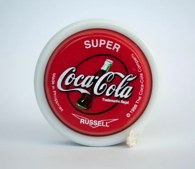Coca-Cola Yo-Yo SUPER Russell Coke Spinner Toy 1999 Philippines Original